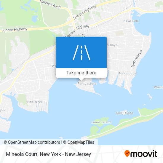 Mineola Court map