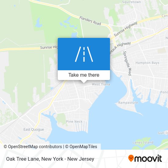 Mapa de Oak Tree Lane