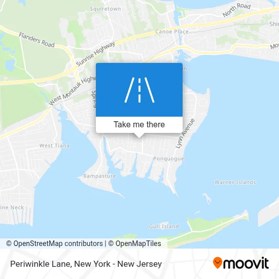 Periwinkle Lane map