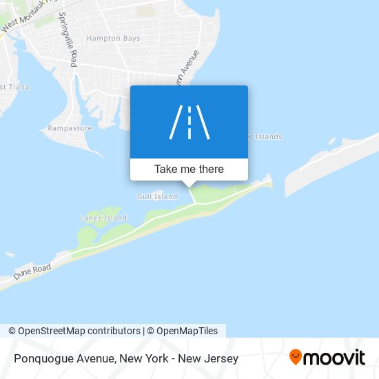 Ponquogue Avenue map