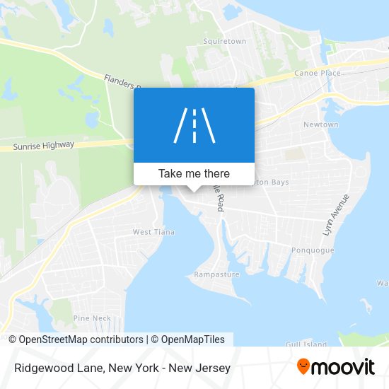 Mapa de Ridgewood Lane