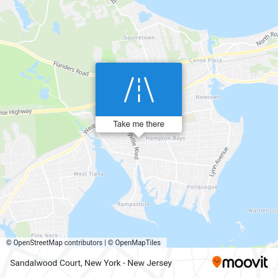 Sandalwood Court map