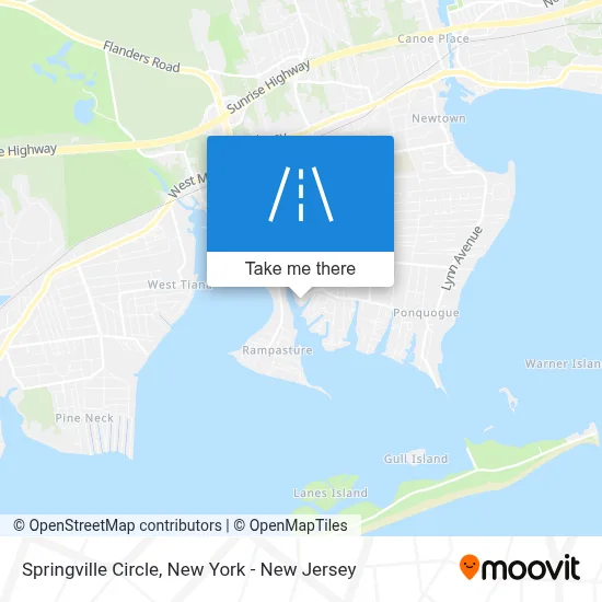 Springville Circle map