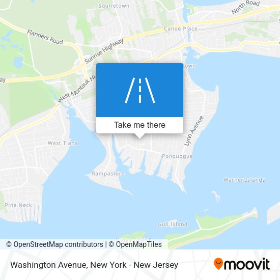 Mapa de Washington Avenue