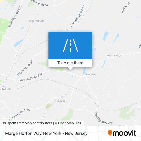 Marge Horton Way map