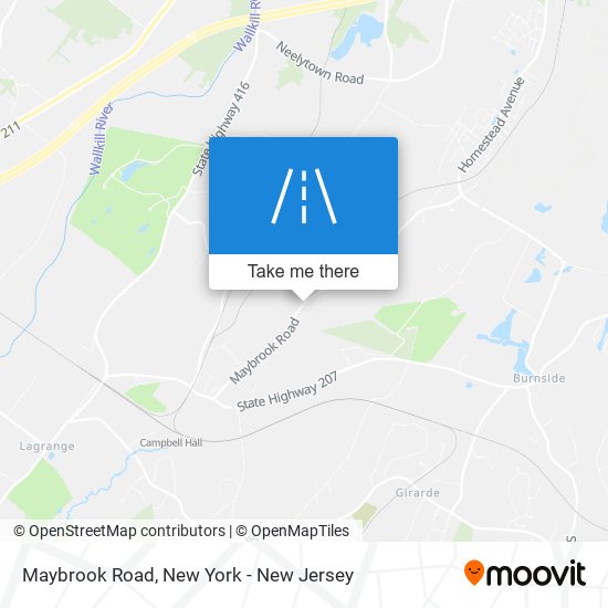 Maybrook Road map