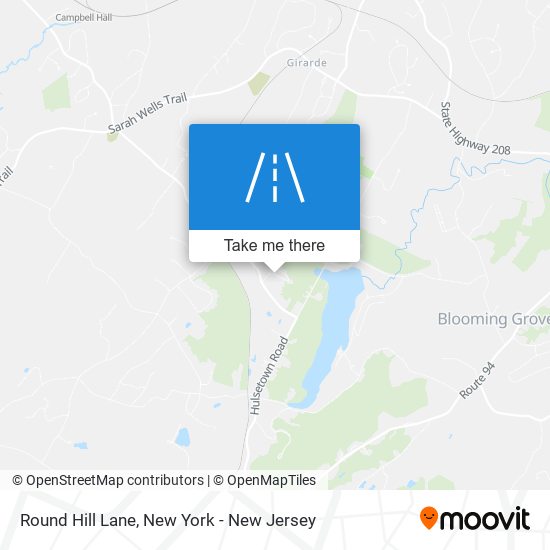 Round Hill Lane map