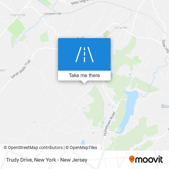 Trudy Drive map