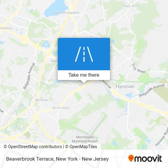 Beaverbrook Terrace map