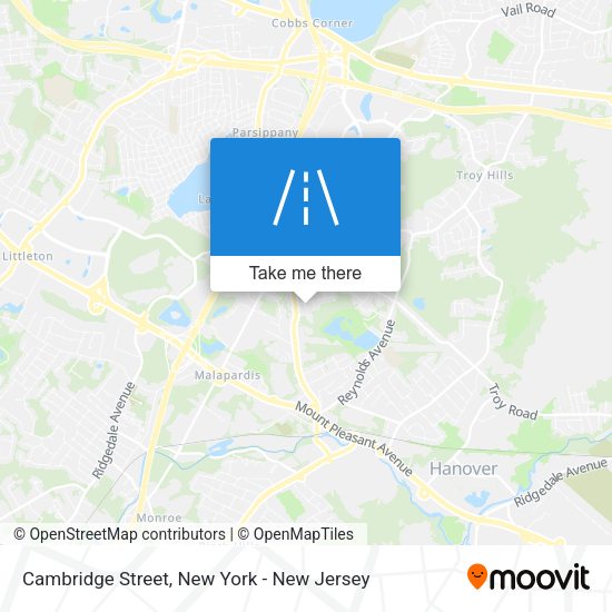 Mapa de Cambridge Street