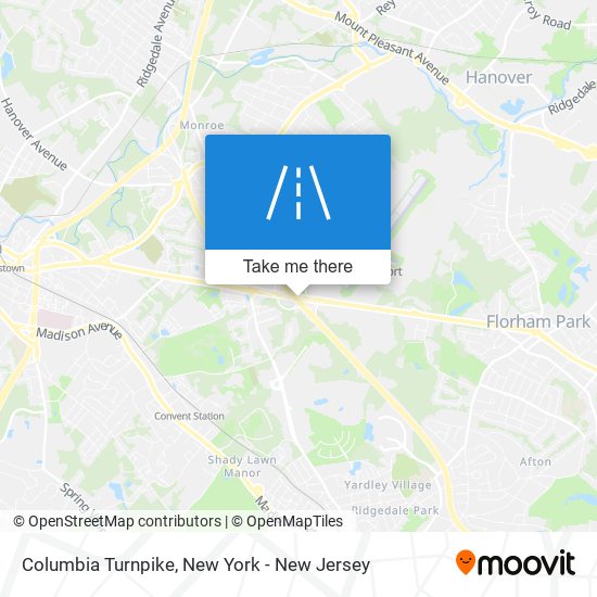 Mapa de Columbia Turnpike