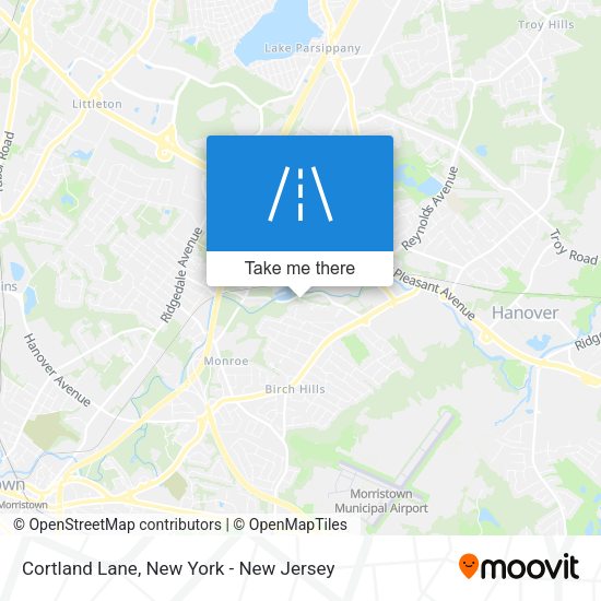 Mapa de Cortland Lane