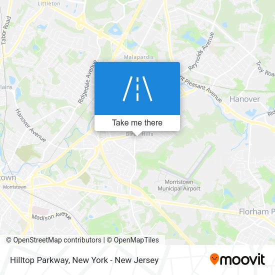 Hilltop Parkway map