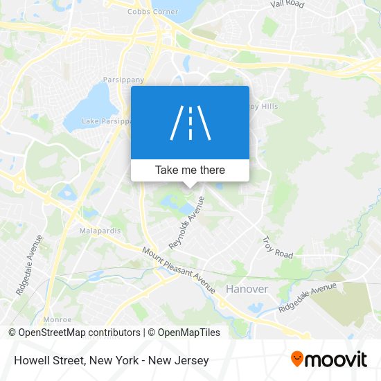 Mapa de Howell Street