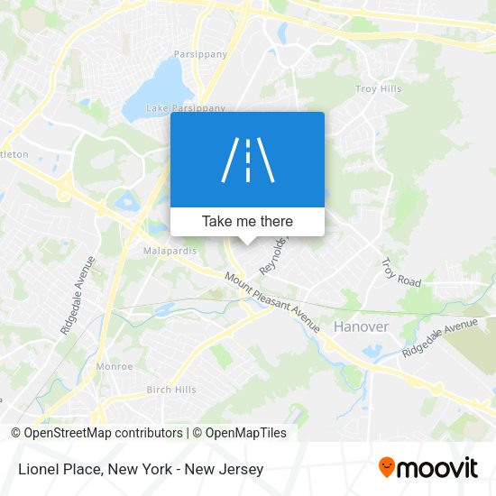 Mapa de Lionel Place