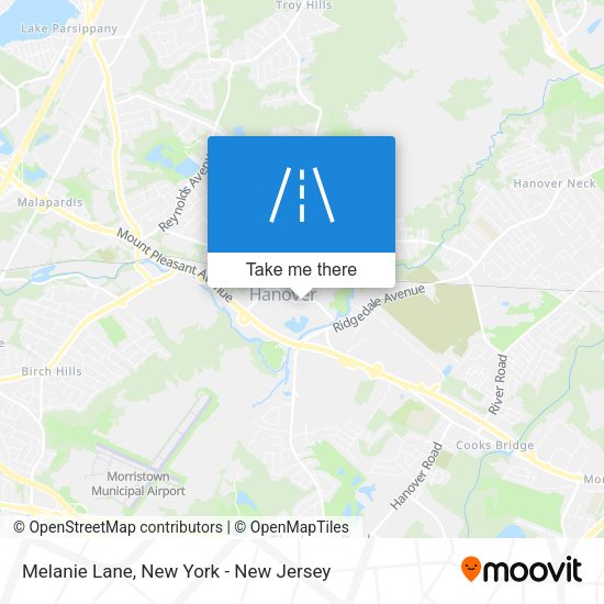 Mapa de Melanie Lane