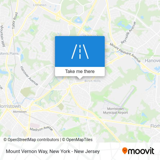 Mount Vernon Way map