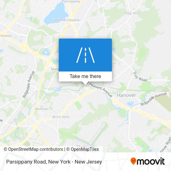 Mapa de Parsippany Road