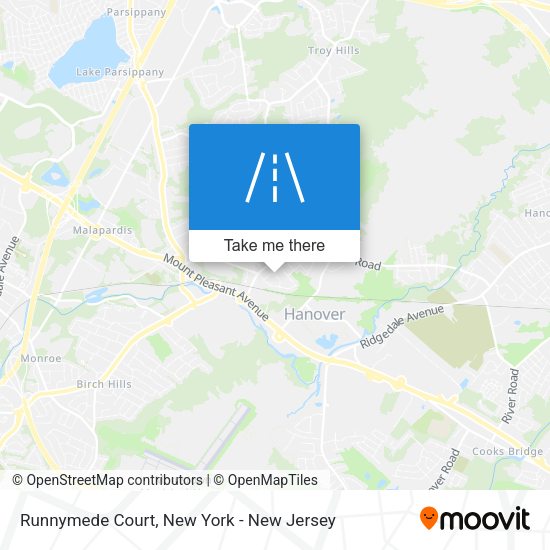 Mapa de Runnymede Court