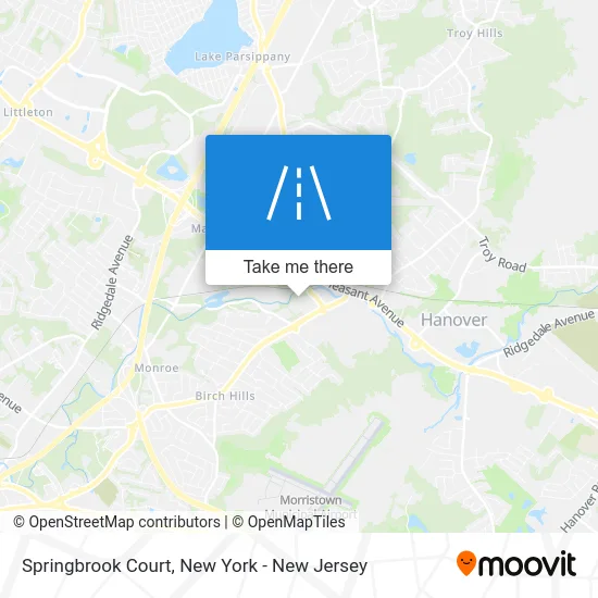 Springbrook Court map