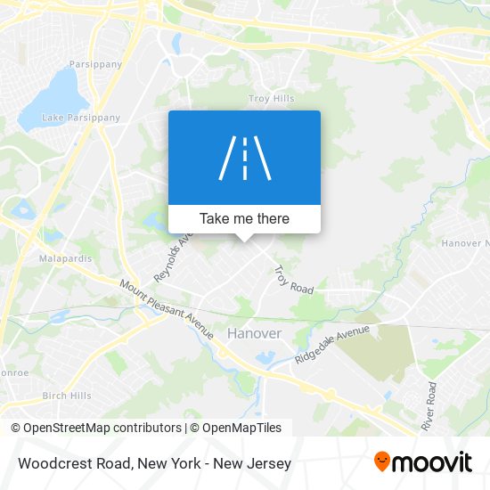 Mapa de Woodcrest Road