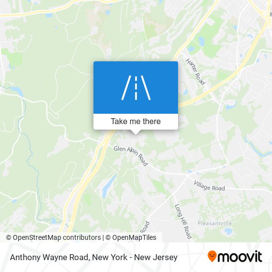 Mapa de Anthony Wayne Road