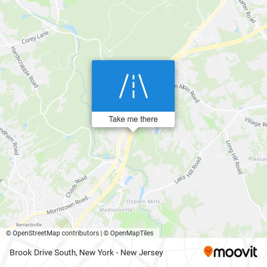 Mapa de Brook Drive South