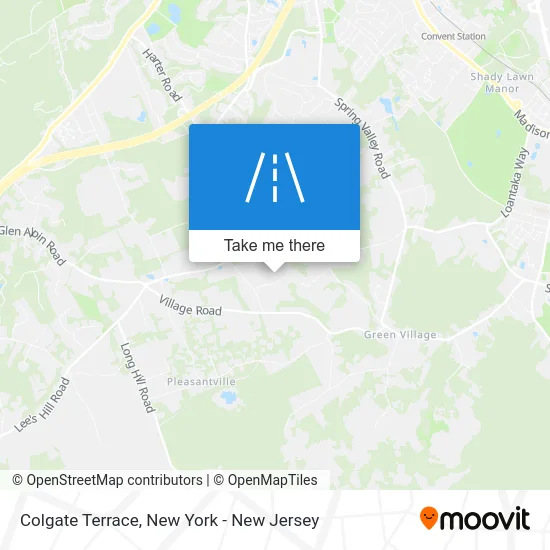 Colgate Terrace map