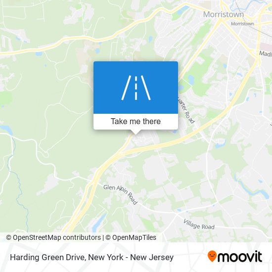 Harding Green Drive map