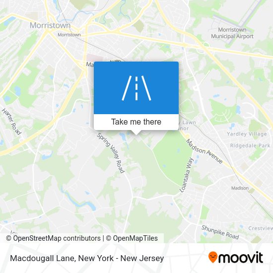Mapa de Macdougall Lane