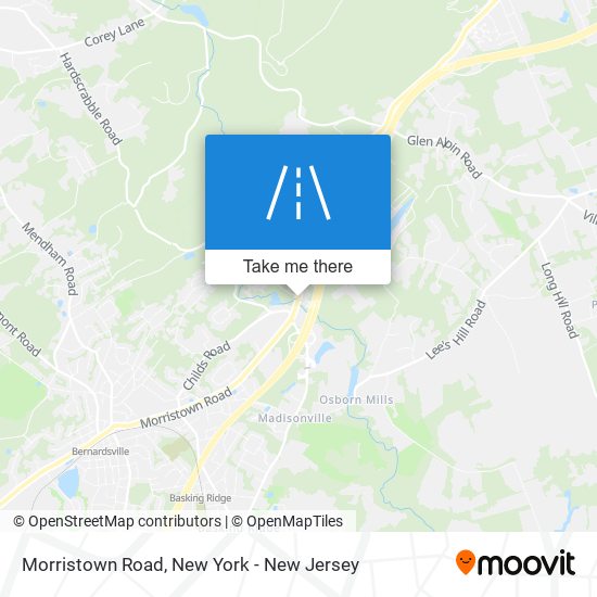 Mapa de Morristown Road