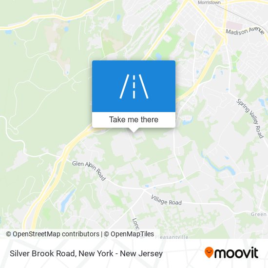 Silver Brook Road map