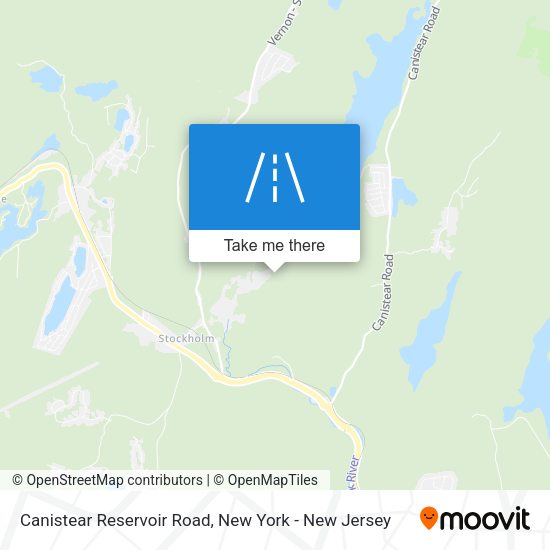 Mapa de Canistear Reservoir Road