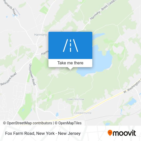 Mapa de Fox Farm Road