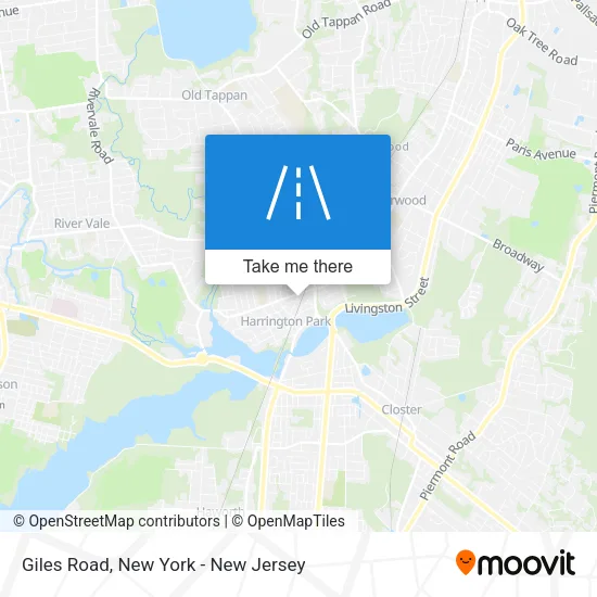 Giles Road map