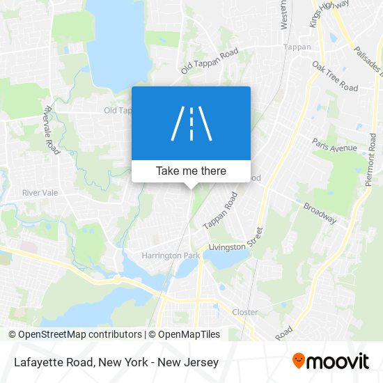 Lafayette Road map