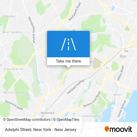 Adelphi Street map
