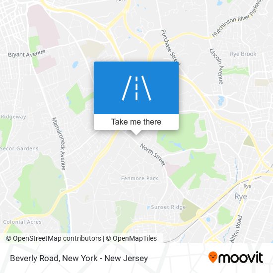 Beverly Road map