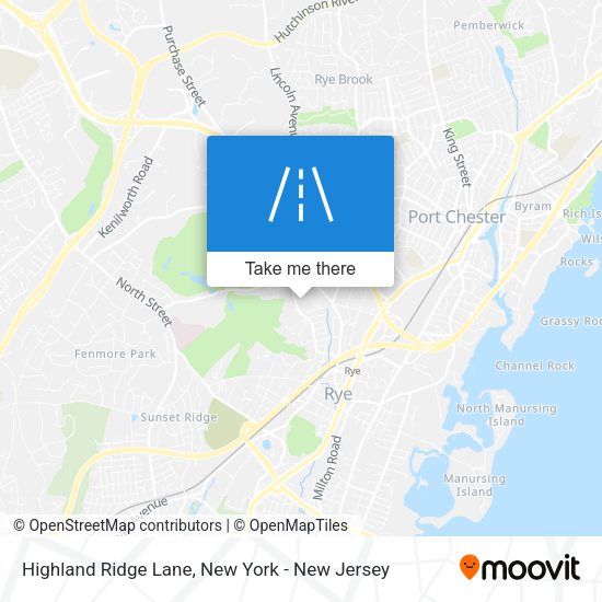 Mapa de Highland Ridge Lane