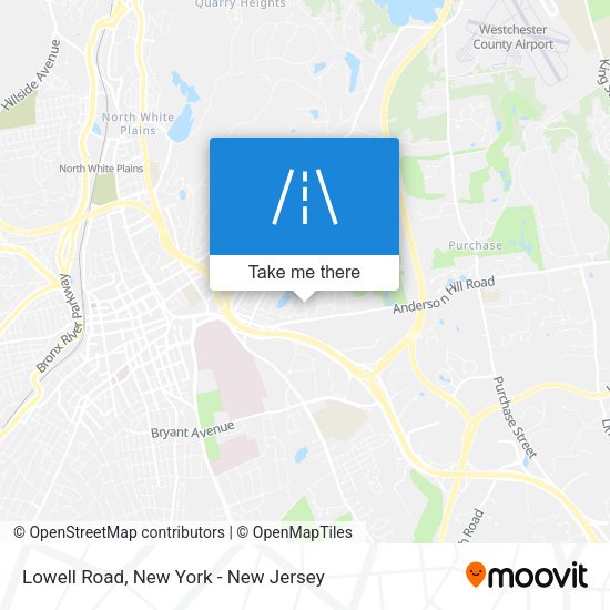 Lowell Road map