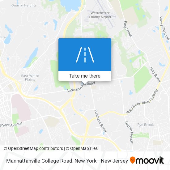 Manhattanville College Road map