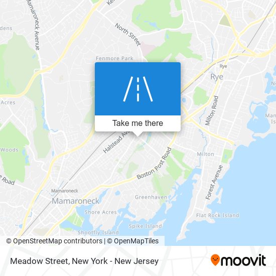 Meadow Street map