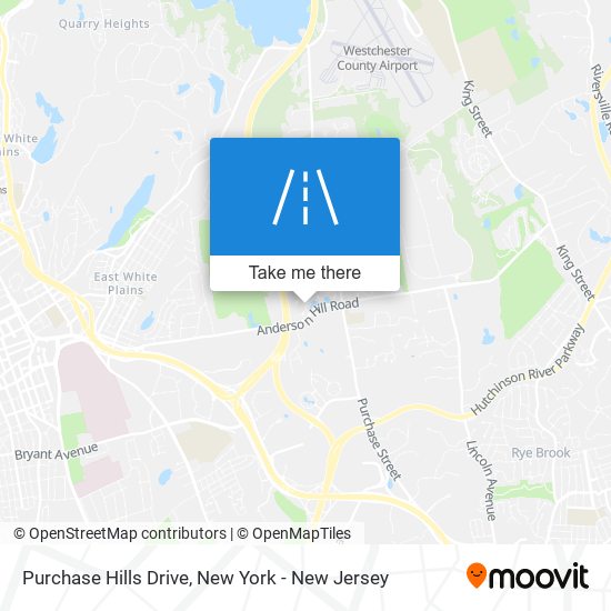 Mapa de Purchase Hills Drive