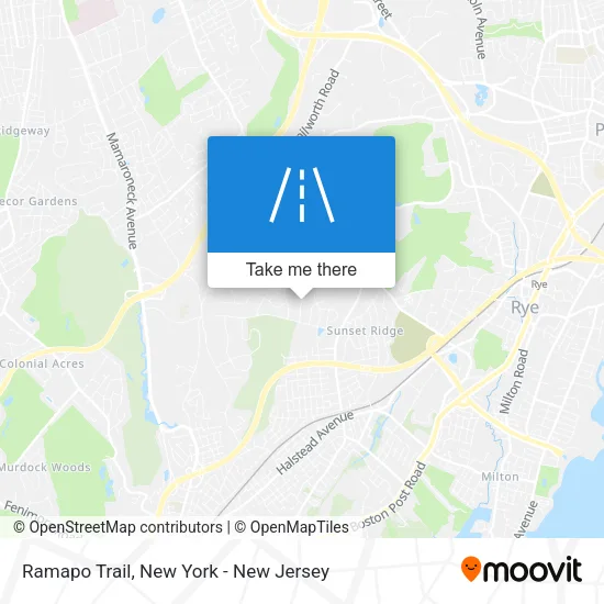 Mapa de Ramapo Trail