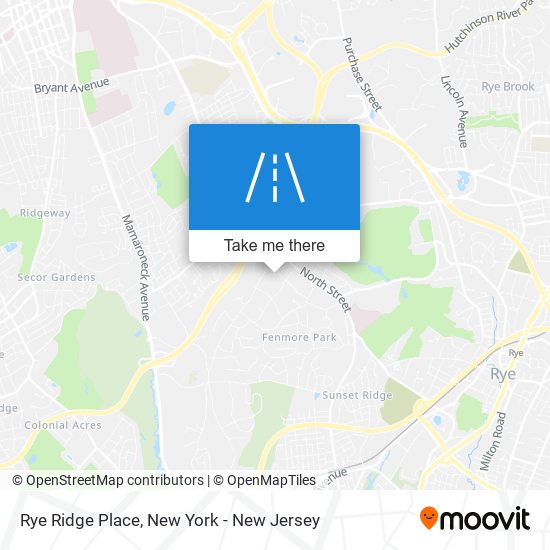 Rye Ridge Place map