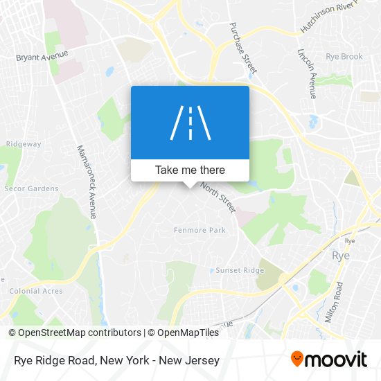 Mapa de Rye Ridge Road