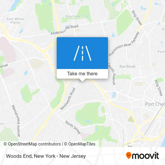 Mapa de Woods End