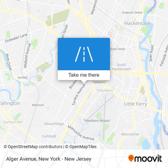 Mapa de Alger Avenue