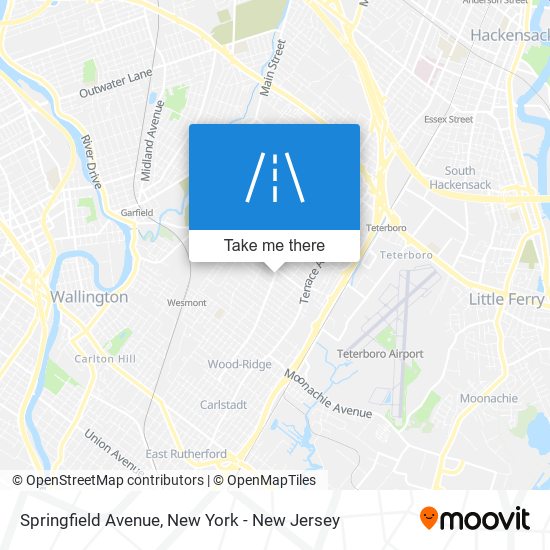 Mapa de Springfield Avenue