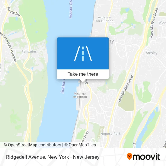 Ridgedell Avenue map